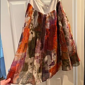 Anthropology midi tulle fun holiday skirt